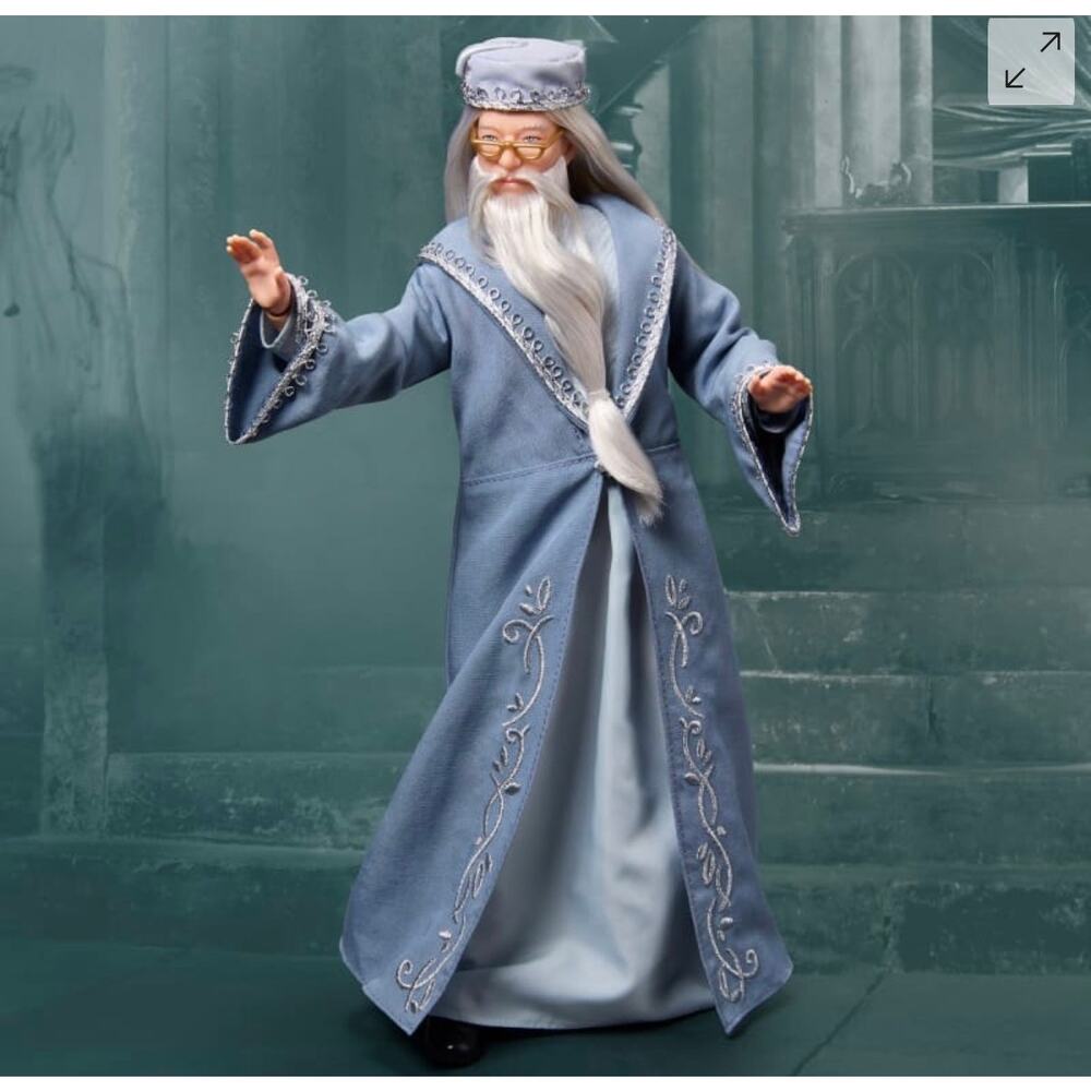 NRFB Albus Dumbledore Collector Doll HND83 Harry Potter Mattel MINT Wizard - Picture 3 of 13